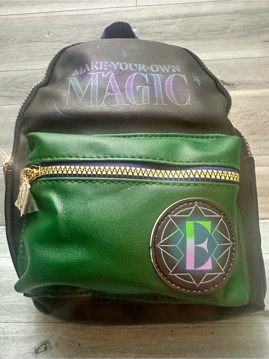 Disney \'Wicked Make Your Own Magic\' Black & Green Mini Backpack